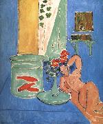 Henri Matisse Goldfish and statue oil painting on canvas